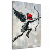 Immagine CUPID'S AIM su tela | Dettagli in acrilico